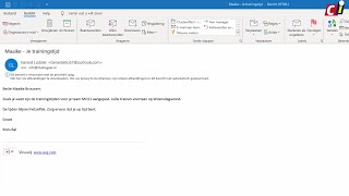 Mail merge - E mails versturen (3)