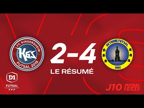 D1 Futsal - J10  FC Kingersheim vs Béthune Futsal