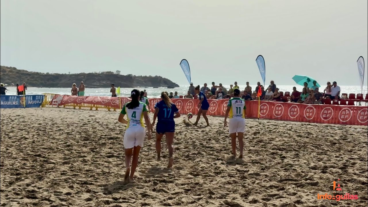 Águilas acoge una veintena de partidos de la Primera División Femenina de Fútbol Playa