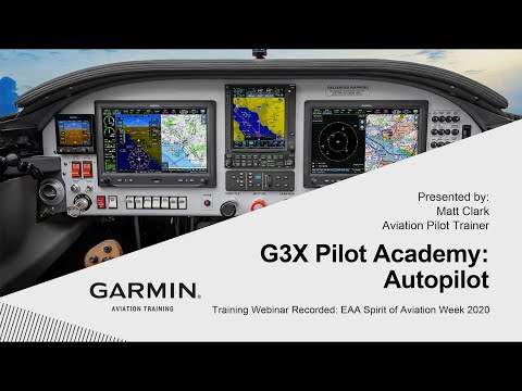 G3X Pilot Academy: Autopilot