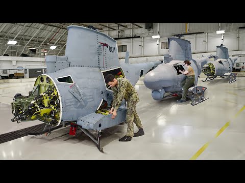 ABD'nin Gelişmiş Fabrikasında Korkulan Helikopter Drone'un montajı yapılıyor -MQ-8