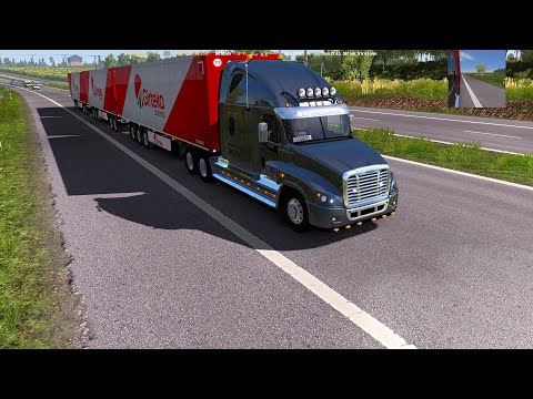ETS2 1.35 Promods 2.41 + RusMap 1.9.0  Vitebsk [BY] -  Bydgoszcz [PL] | Gray road turned yellow :)