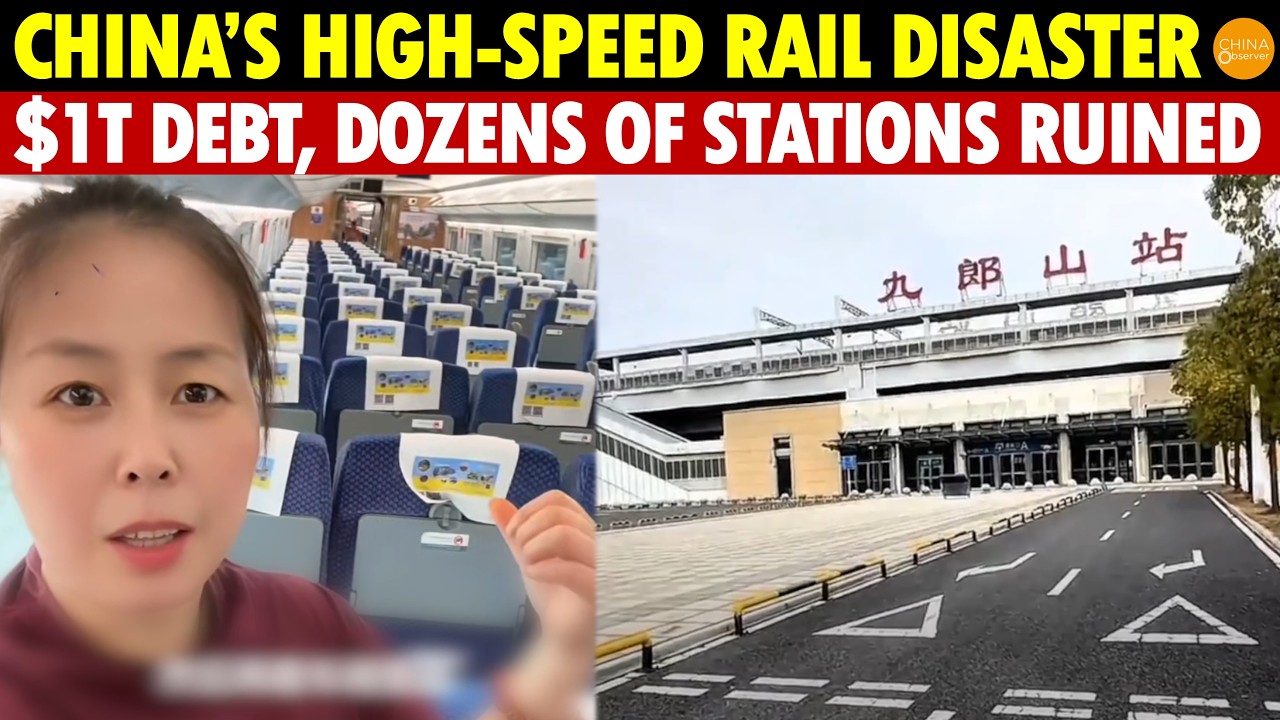 Built 15 Years Ago, Never Used! China’s High-Speed Rail Done: $1T Debt and Dozens of Ruined Stations
