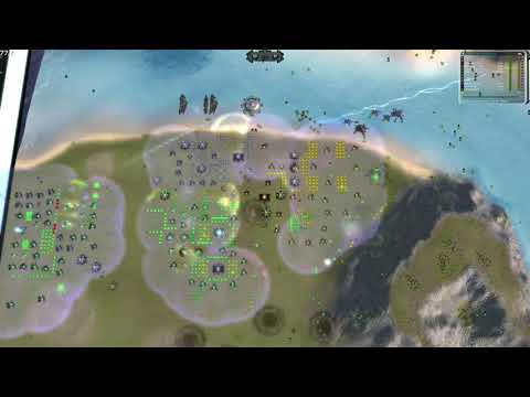 Supreme Commander Forged Alliance - Crazy End Game Artillery