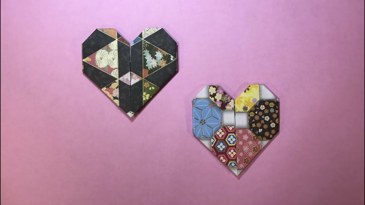 Origami Heart Bag / Mica's Paper Craft Channels