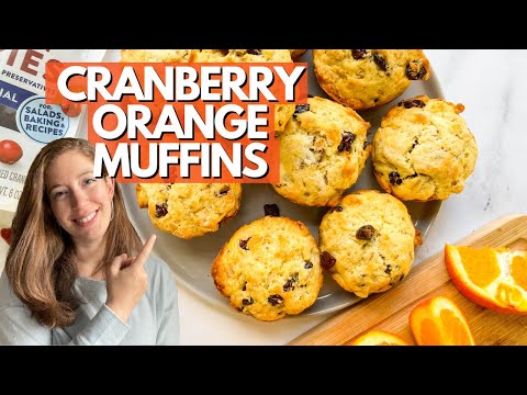 How To Make Muffins For Meal Prep | Cranberry Orange Muffin Recipe