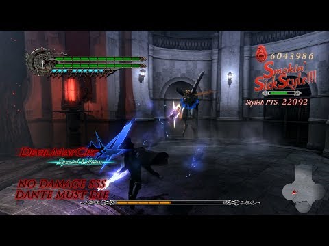 Devil May Cry 4 Special Edition: Dante Must Die, No Damage SSS Rank - Mission 9