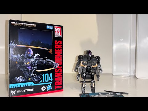 How to transform studio series 104 nightbird figure. Transformers rise of the beasts movie SS104
