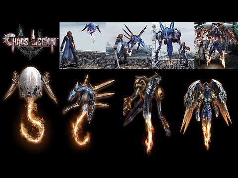 All Thanatos Forms - Chaos Legion