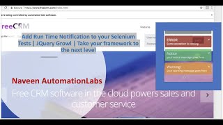Download the video "Add RunTime Notification to your Selenium Tests | Jquery Growl|Take your framework to the next level"