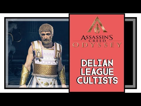 Assassin's Creed Odyssey Delian League Cultist Locations [One Head Down Trophy / Achievement]