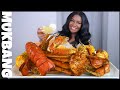 MASSIVE SEAFOOD BOIL MUKBANG + STORY TIME