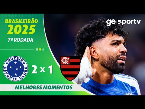 Check out the best moments of Flamengo 1x2 Cruzeiro