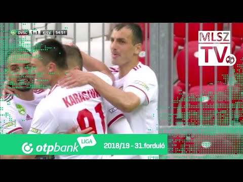 Grozav Gheorghe-Teodor első gólja a DVSC – Kisvárda Master Good mérkőzésen