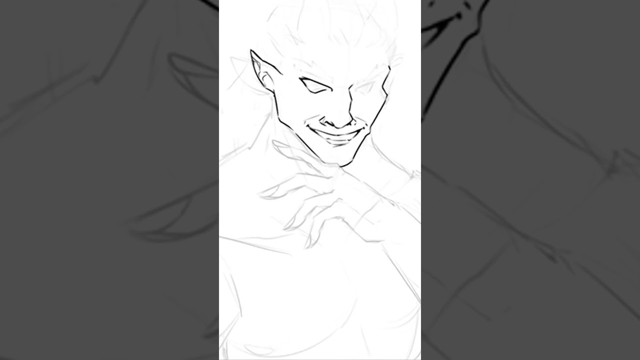 Krampus Fan Art | Procreate Illustration #holiday #christmas #hot