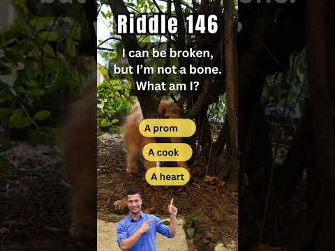 Riddle 146 | Broken but not a bone #quiz #brainyquizzes #brainteasers #facts #logicgames  #trivia