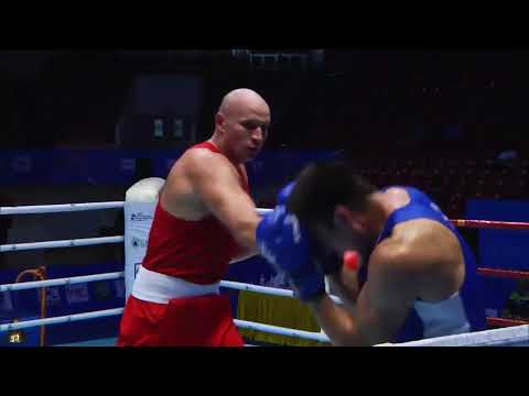 Bakhodir Jalolov (UZB) vs. Ivan Dychko (KAZ) Asian Championships 2015 QF's (91+kg)