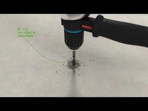 Så utför du ett korrekt montage med ankarmassa