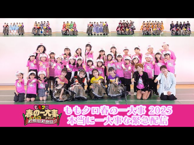 ももクロ、『春の一大事2025 in 新発田市』DAY1ミニレポート&DAY2緊急配信番組公開! 11 YouTubeサムネイル