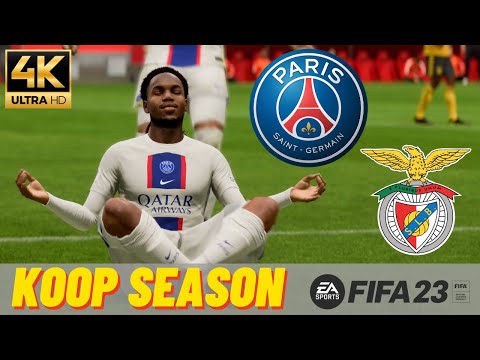 ES GEHT RUND - TORE AM FLIEßBAND! FIFA 23 Koop Season - Benfica vs. PSG - 4k 60fps