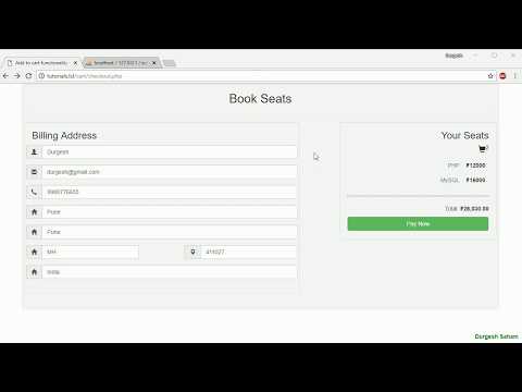 Ecommerce website project in php and mysql handle CCAvenue request part 10