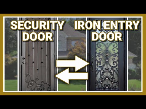 Iron Entry Doors vs Security Doors: What's the Difference?