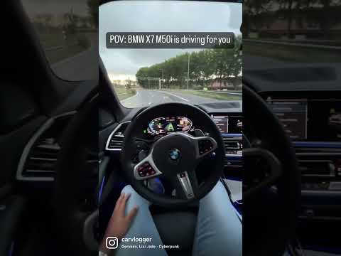 Thumbnail for POV: BMW X7 M50i 2022 Autopilot Activated & Interior LED 📹 by @carvlogger by BMW X7, BMW, Car