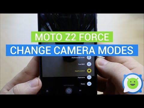 Moto Z2 Force: How to change camera modes