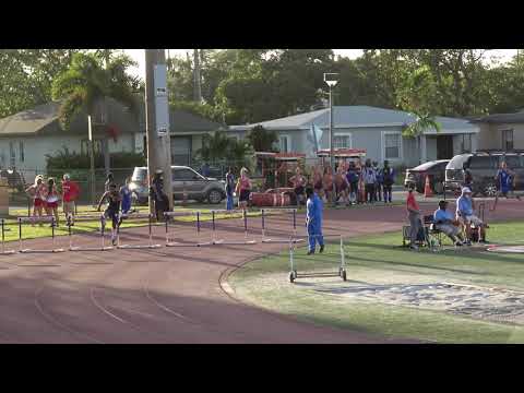 Boys 300m Hurdles Section 1 Finals Fort Lauderdale City Championships 2021