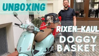 #Unboxing #Rixen-Kaul Dog Basket for bicycle or roller #Vespa #Doggy #Klickfix #Berlin