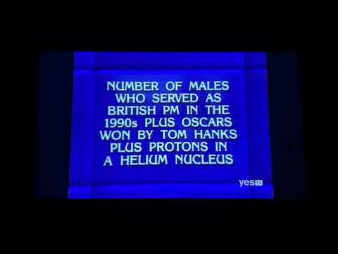 Final Jeopardy, “Knowledge by the numbers” - Million Dollar Masters Tournament Day 8 (5/10/02)