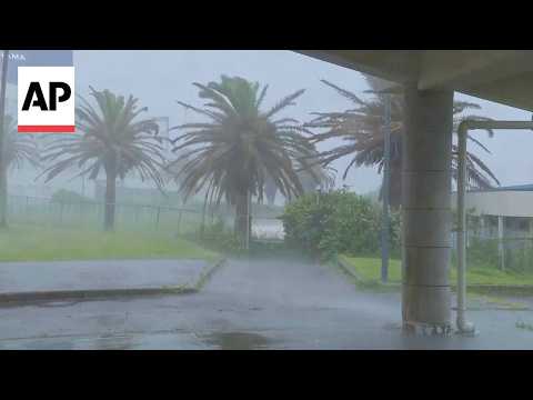 Tropical Storm Mekkhala continues to drench Japan with heavy downpours
