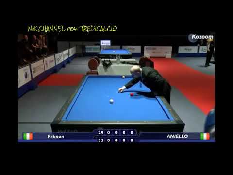 ANIELLO vs PRIMON - FINALE 13°CAMPIONATO EUROPEO BILIARDO 2015