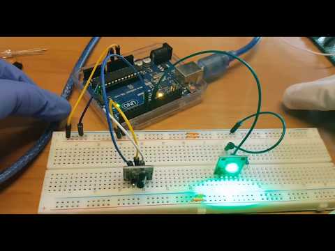 Accendere un led SMD RGB con Arduino usando il sensore di shock e impatti