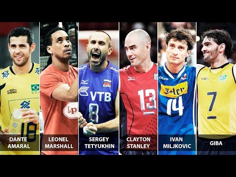 Legends of Volleyball | Giba, Clayton Stanley, Leonel Marshall, Ivan Miljkovic, Dante