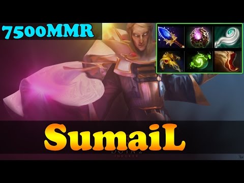 Dota 2 - SumaiL 7500 MMR Plays Invoker vol 15 - Ranked Match Gameplay!