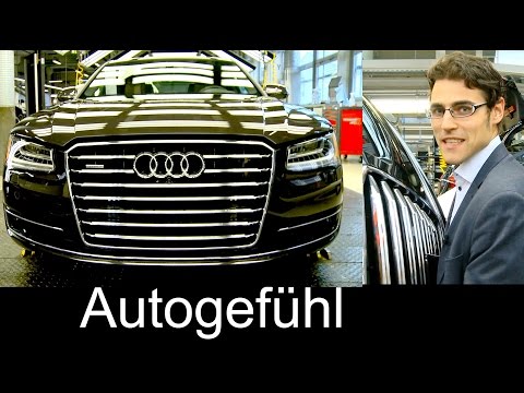 Thomas joins the Audi A8 assembly production plant in Neckarsulm, Germany Produktion
