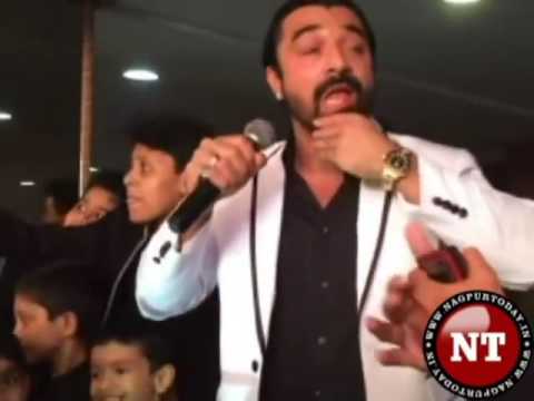 ajaz khan singing de goli song at dawood ibrahim's nephew reception