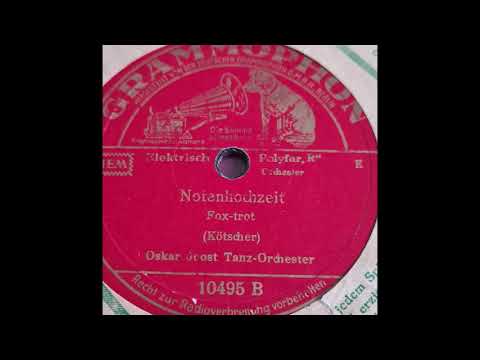 Oscar Joost Tanzorchester Notenhochzeit