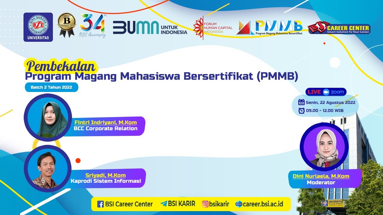 Webinar Pembekalan PMMB Batch 2 Tahun 2022