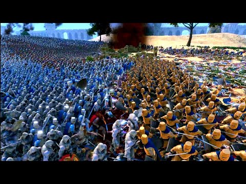 1000 golden knights vs 16000 warriors ultimate epic battle simulator #ultimateepicbattlesimulator
