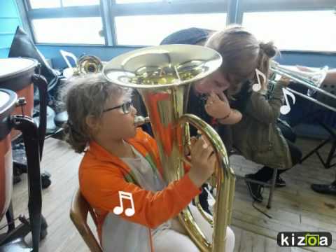 Montage Photo Kizoa: presentation de l'ecole de musique de dechy 2015