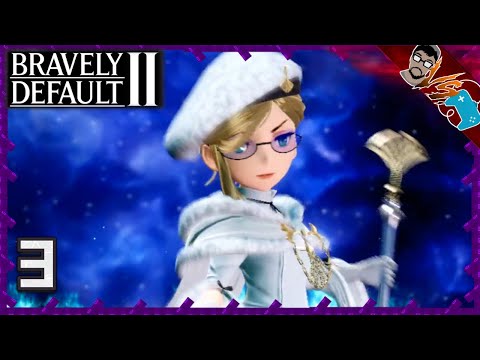 Unlocking White Mage + Vanguard | Bravely Default II Walkthrough Gameplay PART 3 (Bravely Default 2)