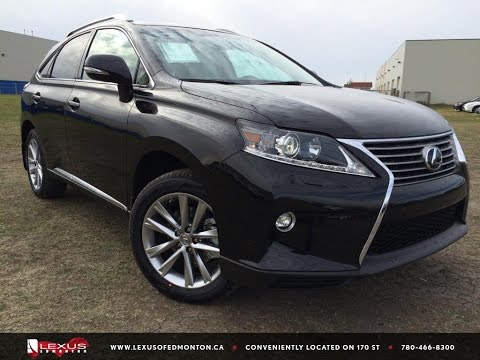 New Black 2015 Lexus RX 350 AWD Sportdesign Touring Package Review Northwest Edmonton