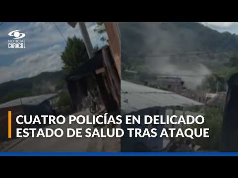 Ataque a estación de Policía en Norosí, Bolívar: nueve uniformados resultaron heridos