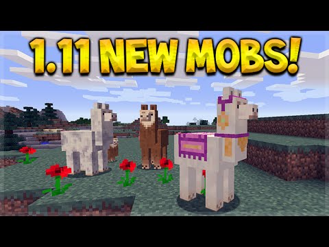 Minecraft 1.11 Exploration Update – All NEW Mobs Gameplay 
