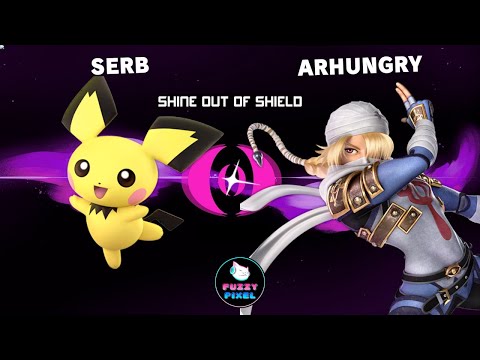 Shine Out Of Shield HDR - Serb (Pichu, Fox, Ice Climbers) vs Arhungry on youtube (Sheik) - Shine OOS