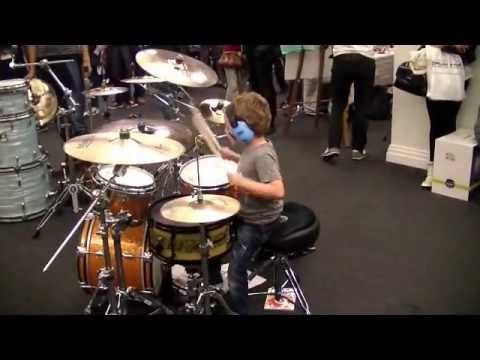 London Drum Show 2013 - Jack Manders (age 4)