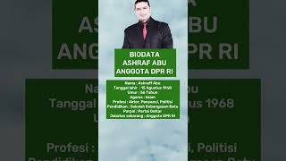 Download lagu Ashraff Abu dari Pedangdut menjadi Anggota DPR RI : Biodata❗#shorts #celebrity mp3