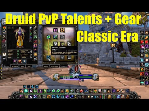 Druid PvP Talents + Gear GUIDE - Classic Era - Morphious - EXPLAINED IN DETAIL - World of Warcraft